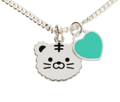 Personalized Child Contact ID Animal Necklace